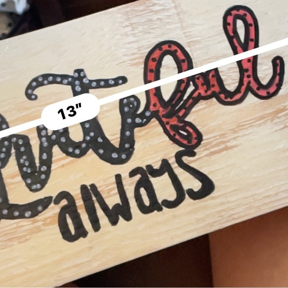 Be Grateful Always Wooden Sign - Picture 2 of 3